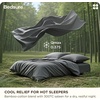 Bedsure PureWoven Cooling Duvet Cover, Ideal for Hot Sleepers, Queen Size | Cotton Blend Viscose Derived from Bamboo, Breathable & Buttery Soft, Hotel Luxury Bedding Set, White(06 – Cooling Grey (No Comforter))