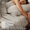 Bedsure PureWoven Linen Sheets Queen Size, Cotton Linen Blend Sheets, 4PCS | BV & Oeko-Tex Certified, All-Season Breathable for Hot Sleepers, Anti-Pilling & Tearproof, 16″ Deep Pocket, Linen Beige(01 – Linen Beige)