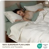 Bedsure PureWoven Muslin Duvet Cover, Cooling Bedding Set for Hot Sleepers | Cotton Blend Viscose Derived from Bamboo, Lightweight & Silky Soft, Breathable, All-Season, Linen(10 – Linen White (No Comforter))