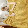 Bedsure Soft Cozy Twin XL Blanket for Bed College Dorm Off White 66″x90″ | Birthday Gifts for Women Mom Her, Warm Lightweight Cozy Fluffy Throw Blanket Sofa, Dorm Room Home Decor, Machine Washable(Yellow)