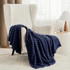 Bedsure Soft Cozy Twin XL Blanket for Bed College Dorm Off White 66″x90″ | Birthday Gifts for Women Mom Her, Warm Lightweight Cozy Fluffy Throw Blanket Sofa, Dorm Room Home Decor, Machine Washable(Navy)
