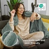 Bedsure Soft Cozy Twin XL Blanket for Bed College Dorm Off White 66″x90″ | Birthday Gifts for Women Mom Her, Warm Lightweight Cozy Fluffy Throw Blanket Sofa, Dorm Room Home Decor, Machine Washable(Sage Green)