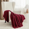 Bedsure Soft Cozy Twin XL Blanket for Bed College Dorm Off White 66″x90″ | Birthday Gifts for Women Mom Her, Warm Lightweight Cozy Fluffy Throw Blanket Sofa, Dorm Room Home Decor, Machine Washable(Deep Red)