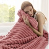 Bedsure Soft Cozy Twin XL Blanket for Bed College Dorm Off White 66″x90″ | Birthday Gifts for Women Mom Her, Warm Lightweight Cozy Fluffy Throw Blanket Sofa, Dorm Room Home Decor, Machine Washable(Dusty Pink)