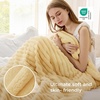 Bedsure Soft Cozy Twin XL Blanket for Bed College Dorm Off White 66″x90″ | Birthday Gifts for Women Mom Her, Warm Lightweight Cozy Fluffy Throw Blanket Sofa, Dorm Room Home Decor, Machine Washable(Custard Yellow)