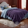 Bedsure Soft Cozy Twin XL Blanket for Bed College Dorm Off White 66″x90″ | Birthday Gifts for Women Mom Her, Warm Lightweight Cozy Fluffy Throw Blanket Sofa, Dorm Room Home Decor, Machine Washable(Purple)