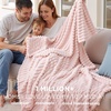 Bedsure Soft Cozy Twin XL Blanket for Bed College Dorm Off White 66″x90″ | Birthday Gifts for Women Mom Her, Warm Lightweight Cozy Fluffy Throw Blanket Sofa, Dorm Room Home Decor, Machine Washable(Crystal Pink)
