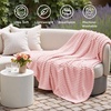 Bedsure Soft Cozy Twin XL Blanket for Bed College Dorm Off White 66″x90″ | Birthday Gifts for Women Mom Her, Warm Lightweight Cozy Fluffy Throw Blanket Sofa, Dorm Room Home Decor, Machine Washable(Coral Pink)