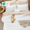 Bedsure Twin XL Comforter Set Natural White – Dorm Room Essentials, Extra Long Twin XL Bedding Set, All Season Down Alternative Comforter with Pillowcase & Sham(01 – Natural White)
