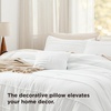Bedsure Twin XL Comforter Set Natural White – Dorm Room Essentials, Extra Long Twin XL Bedding Set, All Season Down Alternative Comforter with Pillowcase & Sham(01 – Natural White)