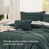 Bedsure Twin XL Comforter Set Natural White – Dorm Room Essentials, Extra Long Twin XL Bedding Set, All Season Down Alternative Comforter with Pillowcase & Sham(20 – Emerald Green)