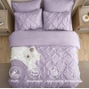 Bedsure Twin XL Comforter Set Pink – Dorm Room Essentials for Girls, Extra Long Twin XL Bedding Set with Sheets, All Season Down Alternative Comforter with Sheets, Pillowcase & Sham(13 – Light Purple)