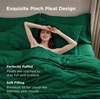 Bedsure Twin XL Comforter Set Pink – Dorm Room Essentials for Girls, Extra Long Twin XL Bedding Set with Sheets, All Season Down Alternative Comforter with Sheets, Pillowcase & Sham(26 – Emerald Green)