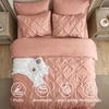 Bedsure Twin XL Comforter Set Pink – Dorm Room Essentials for Girls, Extra Long Twin XL Bedding Set with Sheets, All Season Down Alternative Comforter with Sheets, Pillowcase & Sham(29 – Dusty Pink)