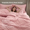 Bedsure Twin XL Comforter Set Pink – Dorm Room Essentials for Girls, Extra Long Twin XL Bedding Set with Sheets, All Season Down Alternative Comforter with Sheets, Pillowcase & Sham(06 – Pink)