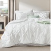 Bedsure Twin XL Comforter Set Pink – Dorm Room Essentials for Girls, Extra Long Twin XL Bedding Set with Sheets, All Season Down Alternative Comforter with Sheets, Pillowcase & Sham(03 – White)