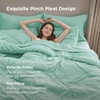 Bedsure Twin XL Comforter Set Pink – Dorm Room Essentials for Girls, Extra Long Twin XL Bedding Set with Sheets, All Season Down Alternative Comforter with Sheets, Pillowcase & Sham(28 – Mint Green)