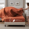 Bedsure Twin XL Comforter Set Pink – Dorm Room Essentials for Girls, Extra Long Twin XL Bedding Set with Sheets, All Season Down Alternative Comforter with Sheets, Pillowcase & Sham(16 – Burnt Orange)
