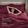 Bedsure Twin XL Comforter Set Pink – Dorm Room Essentials for Girls, Extra Long Twin XL Bedding Set with Sheets, All Season Down Alternative Comforter with Sheets, Pillowcase & Sham(10 – Burgundy)