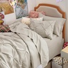 Bedsure Twin XL Comforter Set Pink – Dorm Room Essentials for Girls, Extra Long Twin XL Bedding Set with Sheets, All Season Down Alternative Comforter with Sheets, Pillowcase & Sham(09 – Beige)