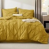 Bedsure Twin XL Comforter Set Pink – Dorm Room Essentials for Girls, Extra Long Twin XL Bedding Set with Sheets, All Season Down Alternative Comforter with Sheets, Pillowcase & Sham(32 – Mustard Yellow)