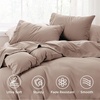 Bedsure Twin XL Sheets Dorm Bedding – 3 Pieces Soft Extra Long Twin Sheets | Breathable, Cooling, Oeko Tex, Deep Pocket, Easy Care, Resistant, Sturdiness, Lightweight, College Dorm Bedding for Students(24 – Khaki)