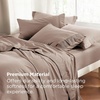 Bedsure Twin XL Sheets Dorm Bedding – 3 Pieces Soft Extra Long Twin Sheets | Breathable, Cooling, Oeko Tex, Deep Pocket, Easy Care, Resistant, Sturdiness, Lightweight, College Dorm Bedding for Students(24 – Khaki)