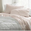 Bedsure Twin XL Sheets Dorm Bedding – 3 Pieces Soft Extra Long Twin Sheets | Breathable, Cooling, Oeko Tex, Deep Pocket, Easy Care, Resistant, Sturdiness, Lightweight, College Dorm Bedding for Students(10 – Cream)