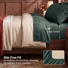 Bedsure Twin XL Sheets Dorm Bedding – 3 Pieces Soft Extra Long Twin Sheets | Breathable, Cooling, Oeko Tex, Deep Pocket, Easy Care, Resistant, Sturdiness, Lightweight, College Dorm Bedding for Students(14 – Dark Green)