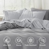 Bedsure Twin XL Sheets Dorm Bedding – 3 Pieces Soft Extra Long Twin Sheets | Breathable, Cooling, Oeko Tex, Deep Pocket, Easy Care, Resistant, Sturdiness, Lightweight, College Dorm Bedding for Students(02 – Light Grey)