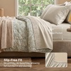 Bedsure Twin XL Sheets Dorm Bedding – 3 Pieces Soft Extra Long Twin Sheets | Breathable, Cooling, Oeko Tex, Deep Pocket, Easy Care, Resistant, Sturdiness, Lightweight, College Dorm Bedding for Students(03 – Linen)