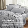 Bedsure Twin XL Sheets Dorm Bedding – 3 Pieces Soft Extra Long Twin Sheets | Breathable, Cooling, Oeko Tex, Deep Pocket, Easy Care, Resistant, Sturdiness, Lightweight, College Dorm Bedding for Students(02 – Light Grey)