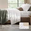 Bedsure Twin XL Sheets Dorm Bedding – 3 Pieces Soft Extra Long Twin Sheets | Breathable, Cooling, Oeko Tex, Deep Pocket, Easy Care, Resistant, Sturdiness, Lightweight, College Dorm Bedding for Students(05 – Bright White)