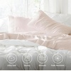 Bedsure Twin XL Sheets Dorm Bedding – 3 Pieces Soft Extra Long Twin Sheets | Breathable, Cooling, Oeko Tex, Deep Pocket, Easy Care, Resistant, Sturdiness, Lightweight, College Dorm Bedding for Students(10 – Cream)