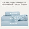 Bedsure Twin XL Sheets Dorm Bedding – 3 Pieces Soft Extra Long Twin Sheets | Breathable, Cooling, Oeko Tex, Deep Pocket, Easy Care, Resistant, Sturdiness, Lightweight, College Dorm Bedding for Students(Light Blue)