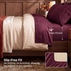 Bedsure Twin XL Sheets Dorm Bedding – 3 Pieces Soft Extra Long Twin Sheets | Breathable, Cooling, Oeko Tex, Deep Pocket, Easy Care, Resistant, Sturdiness, Lightweight, College Dorm Bedding for Students(21 – Red)