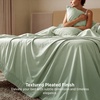 Bedsure Twin XL Sheets Dorm Bedding – 3 Pieces Soft Extra Long Twin Sheets | Breathable, Cooling, Oeko Tex, Deep Pocket, Easy Care, Resistant, Sturdiness, Lightweight, College Dorm Bedding for Students(12 – Sage Green)