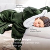 Bedsure Wearable Blanket Sherpa Hoodie Gifts, Sweatshirt, Grey, Standard | Gifts for Women/Men, Warm, Soft Cozy, Sherpa Fleece, Machine Wash, Birthday Gifts(Olive Green)