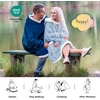 Bedsure Wearable Blanket Sherpa Hoodie Gifts, Sweatshirt, Grey, Standard | Gifts for Women/Men, Warm, Soft Cozy, Sherpa Fleece, Machine Wash, Birthday Gifts(Sky Blue)