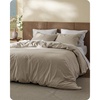 35 - Slub Tannish Linen Grey (No Comforter)