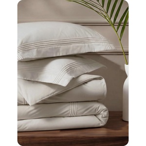 Bedsure PureWoven 100% Cotton Percale Duvet Cover Queen, Rope Weave, White | Hotel-Style Breathable Comforter Cover, Crisp & Lightweight Feel, Zipper & 8 Ties, Easy Machine Care, 3-Piece, 90″x90″, White(01 – Hotel Linen Beige)