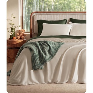 Bedsure PureWoven 100% Organic Bamboo Cooling Duvet Cover Set, King, Green | Silky, Soft, Luxury, for Hot Sleepers, 300TC, Button Closure, 3 Pieces with 2 Pillow Shams(No Insert), 104″ X 90″(Beige)