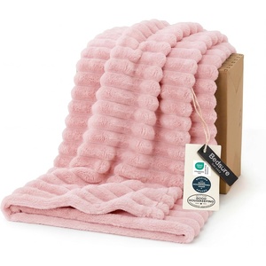 Bedsure Soft Cozy Twin XL Blanket for Bed College Dorm Off White 66″x90″ | Birthday Gifts for Women Mom Her, Warm Lightweight Cozy Fluffy Throw Blanket Sofa, Dorm Room Home Decor, Machine Washable(Coral Pink)