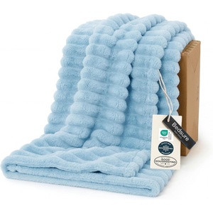 Bedsure Soft Cozy Twin XL Blanket for Bed College Dorm Off White 66″x90″ | Birthday Gifts for Women Mom Her, Warm Lightweight Cozy Fluffy Throw Blanket Sofa, Dorm Room Home Decor, Machine Washable(Light Blue)
