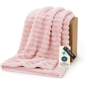 Bedsure Soft Cozy Twin XL Blanket for Bed College Dorm Off White 66″x90″ | Birthday Gifts for Women Mom Her, Warm Lightweight Cozy Fluffy Throw Blanket Sofa, Dorm Room Home Decor, Machine Washable(Crystal Pink)