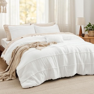 Bedsure Twin XL Comforter Set Natural White – Dorm Room Essentials, Extra Long Twin XL Bedding Set, All Season Down Alternative Comforter with Pillowcase & Sham(01 – Natural White)