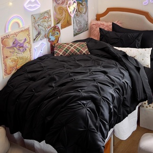 Bedsure Twin XL Comforter Set Pink – Dorm Room Essentials for Girls, Extra Long Twin XL Bedding Set with Sheets, All Season Down Alternative Comforter with Sheets, Pillowcase & Sham(11 – Black)