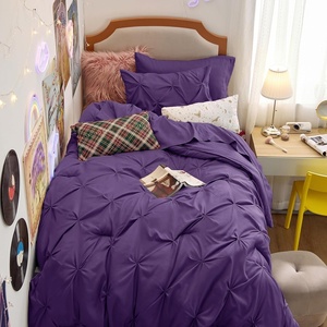 Bedsure Twin XL Comforter Set Pink – Dorm Room Essentials for Girls, Extra Long Twin XL Bedding Set with Sheets, All Season Down Alternative Comforter with Sheets, Pillowcase & Sham(23 – Purple)