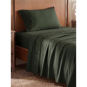 Bedsure Twin XL Sheets Dorm Bedding – 3 Pieces Soft Extra Long Twin Sheets | Breathable, Cooling, Oeko Tex, Deep Pocket, Easy Care, Resistant, Sturdiness, Lightweight, College Dorm Bedding for Students(13 – Olive Green)