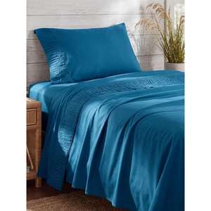 Bedsure Twin XL Sheets Dorm Bedding – 3 Pieces Soft Extra Long Twin Sheets | Breathable, Cooling, Oeko Tex, Deep Pocket, Easy Care, Resistant, Sturdiness, Lightweight, College Dorm Bedding for Students(18 – Teal Blue)
